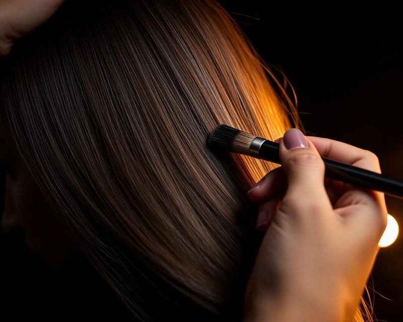 Color and smoothing treatment application